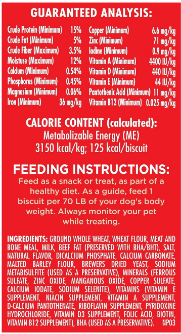 Milk-Bone Original Dog Treats Biscuits for Large Dogs, 10 Pounds (Packaging May Vary)