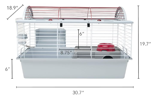 Living World Deluxe Habitat, Rabbit, Guinea Pig and Small Animal Cage, Standard