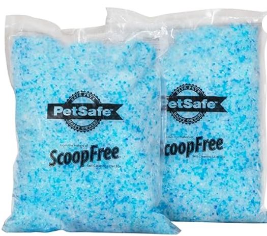 Pet Safe Blue Crystal Litter- Includes 2 Bags 4.3lbs each