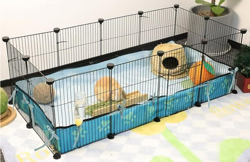 CHEGRON Guinea Pig Cages Expandable 4x2 C C Cage Habitats for 2 Small Euphorx Pet Store